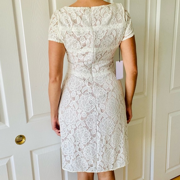 Brand New! Ivanka Trump Ivory Lace Dress - Picture 4 of 8